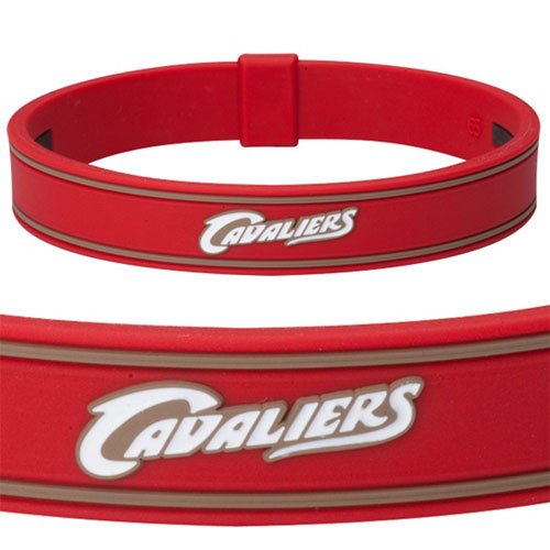 Phiten Titanium NBA Bracelet - NBA Collection - Cleveland Cavaliers Size: 6 3/4