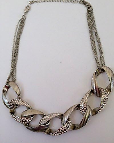 Silver Color Shain Style Necklace.