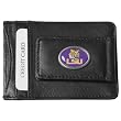 LSU Tigers Mens NCAA Genuine Leather Money Clip