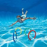 Intex Underwater Swimming/Diving Pool Toy Rings - Assorted Colors