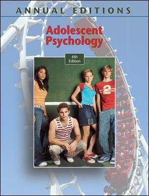 Books: Adolescent Psychology, 6th Edition  Annual Editions 