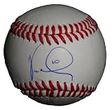 Vernon Wells Autographed ROLB Baseball, Los Angeles Angels of Anaheim, Toronto Blue Jays, Proof Photo of Vernon Signing for Us.