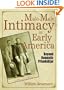 Male-Male Intimacy in Early America: Beyond Romantic Friendships