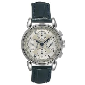 Chronoswiss Klassik Automatic Chronograph Steel Mens Luxury Swiss Strap Watch CH-7403