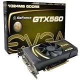 EVGA GeForce GTX 560 1024 MB GDDR5 PCI Express 2.0 2DVI/Mini-HDMI SLI Ready Graphics Card, 01G-P3-1460-KR