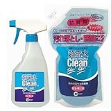 電解アルカリ洗浄水 超電水クリーンシュ!シュ! ミラクルセット(500mlスプレー×1本、1000ml詰め替え×1パック)