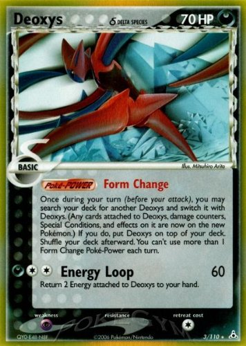 Deoxys (Attack)(Delta Species) - Holon Phantoms - 3 [Toy]