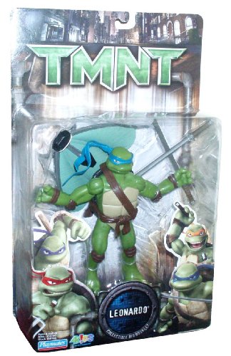 Teenage Mutant Ninja Turtles TMNT Movie Series 6 Inch Tall Action Figure - LEONARDO with Air Glider and Katana Sword with Sheath