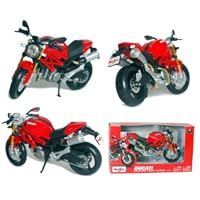 Maisto 1/12 Scale Motorcycle: 2011 DUCATI Monster 696 (Red/Black)