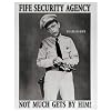 Desperate Enterprises Fife Security Agency Collectible Metal Sign