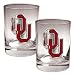 Oklahoma Sooners NCAA 2pc Rocks Glass Set by Great American Products