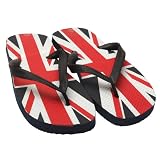 Boys/Girls Designs, Union Jack Great Britain Summer Wear Flip Flops