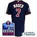 Joe Mauer Jersey: Minnesota Twins Replica Joe Mauer Alternate Home 1 Cool Base Jersey w/2010 Inaugural Season Patch SZ XL