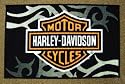 Harley Davidson Throw Area Flame Rug
