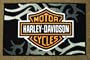 Harley Davidson Throw Area Flame Rug