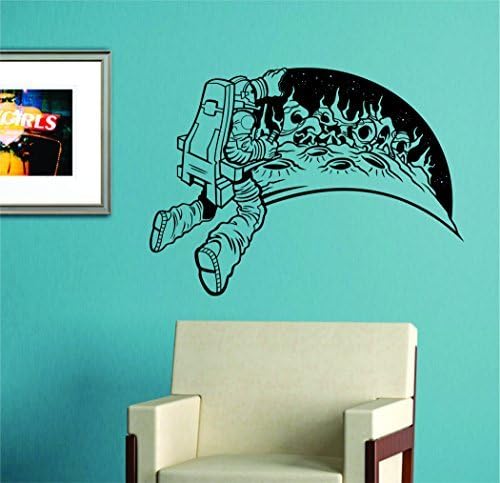 Astronaut on a Planet Vinyl Wall Decal Sticker Art Graphic Nasa