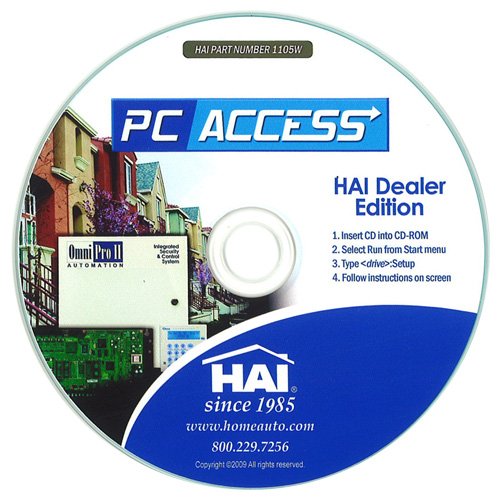 Home Automation 1105W Up/down Load Software