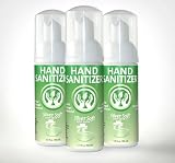 Hand Sanitizer Foam 3 Pack - No Alcohol, Chlorine Free - Anti-bacterial Solution - Natural Moisturizer