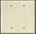 Splatter Drag/Knock-Down Four Outlet Blank Plate