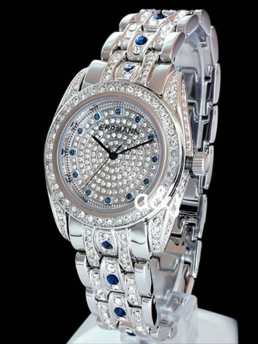 Eppmann Quartz Swarovski Stones Silver Plated Brass Unisex Watch OccitanSSS