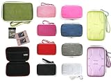 Nintendo DS Lite EVA Airform or Nylon Carrying Case with Game and Accessories Compartment - Bundled with 1 Set of Crystal Clear LCD Protector with Cleaning Cloth - 13 Color Options
