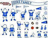 51xcTUXE1lL. SL160  NCAA Duke Blue Devils Decal Family