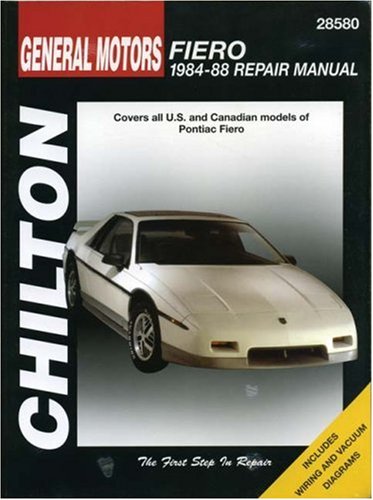 gm fiero 1984 88 chilton total car care series manuals
