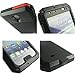 EK Aluminum Metal Protective Armor Cases w/ Gorilla Glass for Samsung Galaxy S4 i9500, Black