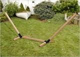 Bliss Hammocks BHS-494 Tri-Beam Cypress Hammock Stand With Steel Brackets - 15ft