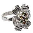 Silver Gemstone Rings for Women US Size 3 (rng356c)