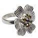Cool Christmas Gift - Sterling Silver Ring Jewelry with Multi Gemstone Handmade Holiday Gifts US Size 1.25 (rng356a)