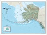 Alaska State Wall Map - (Laminated)
