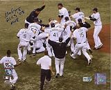 Matt Garza ALCS Celebration Autographed/Hand Signed 8x10 Photo MLB Authenticated