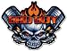 Bad Boy Skull Racing Power Turbo Race Track Car Bumper Sticker Decal 5