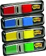 Post-it Index Flags, Small, 4 Colours, Pack of 140 Flags (12mm x 43mm)