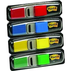 Post-it Index-Haftstreifen klein 12 mm x 43 mm Packung � 140 Haftstreifen 4 Farben