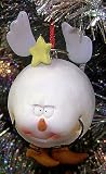 Snowballz Angel Snowball Claydough Christmas Ornament #23702