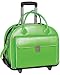 McKleinUSA Glen Ellyn 94361 W Series Italian Leather Detachable-Wheeled Ladies Briefcase (Green)