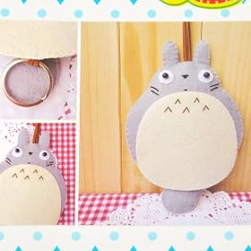 Mon Voisin Totoro Porte Carte de Cr�dit DIY Gris