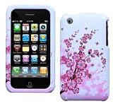 Apple Iphone 3g/3gs Snap-on Pink Sakura Flowers Phone Protector Cover Case