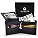 RFID Blocking Genuine Leather Wallet, Protect Credit Cards, License & Passport
