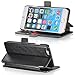 VENA iPhone 6 Plus Wallet Case [vFolio] Slim Fit Faux Leather Vintage Flip Stand Wallet Case with Card Slots for iPhone 6 Plus (5.5