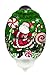 Ne’Qwa Art, Santa’s Peppermint Fun” Artist Susan Winget, Petite Trillion-Shaped Glass Ornament, #7151173