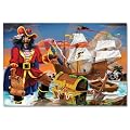 Melissa & Doug Pirate's Bounty Floor Jigsaw Puzzle (100 Pieces)