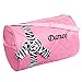 Quilted Nylon Dance Duffle Bag w/ Zebra Stripe (Light Pink/Black/White)