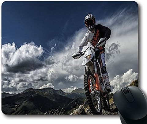 Bikes ktm pictures Non-Slip Rubber Gaming Mouse Pad Size 9 Inch(220mm) X 7 Inch(180mm) X 1/8(3mm)