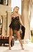 3 Pc. Set Includes Fancy Lace Baby Doll w/ Underwire Cups & Sheer Ruffled Hem & Adjustable Straps. Matching 3/4 Sleeve Sheer Jacket Trimmed in Lace Included. Matching Sheer Panty Also Included.