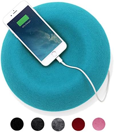 Muemma Wireless Bluetooth Speaker 360° Premium Sound with built-in microphone, wallmount, long playtime, in various colors, blue / turquoise