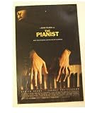 The Pianist Movie Poster Adrien Brody Roman Polanski