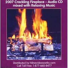2007 Crackling Fireplace Audio CD mixed with Christmas Music